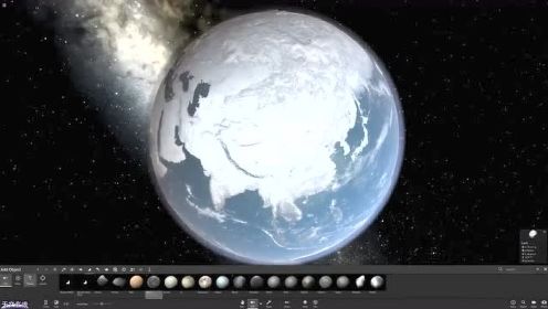天文视频 快看 如果忒伊亚行星撞向了我们的地球 那场景会是这样的