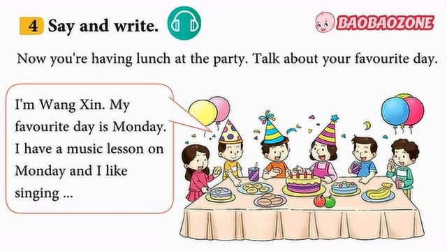 小学英语 Say and write