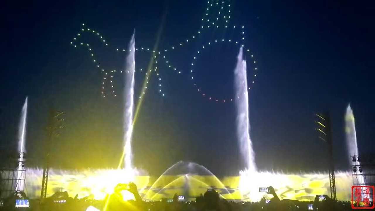 尼山圣境-无人机,水幕灯光秀,朱之文