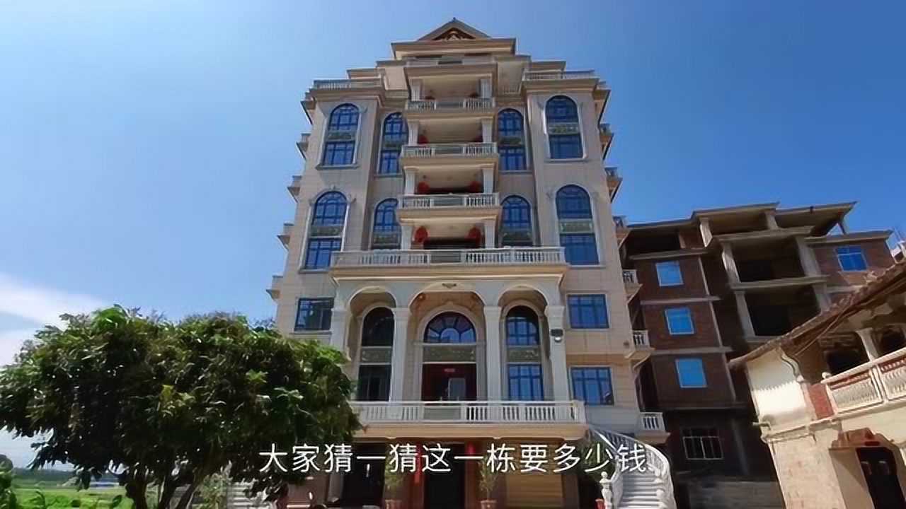 实拍福建莆田农村土豪的别墅,让人大开眼界!