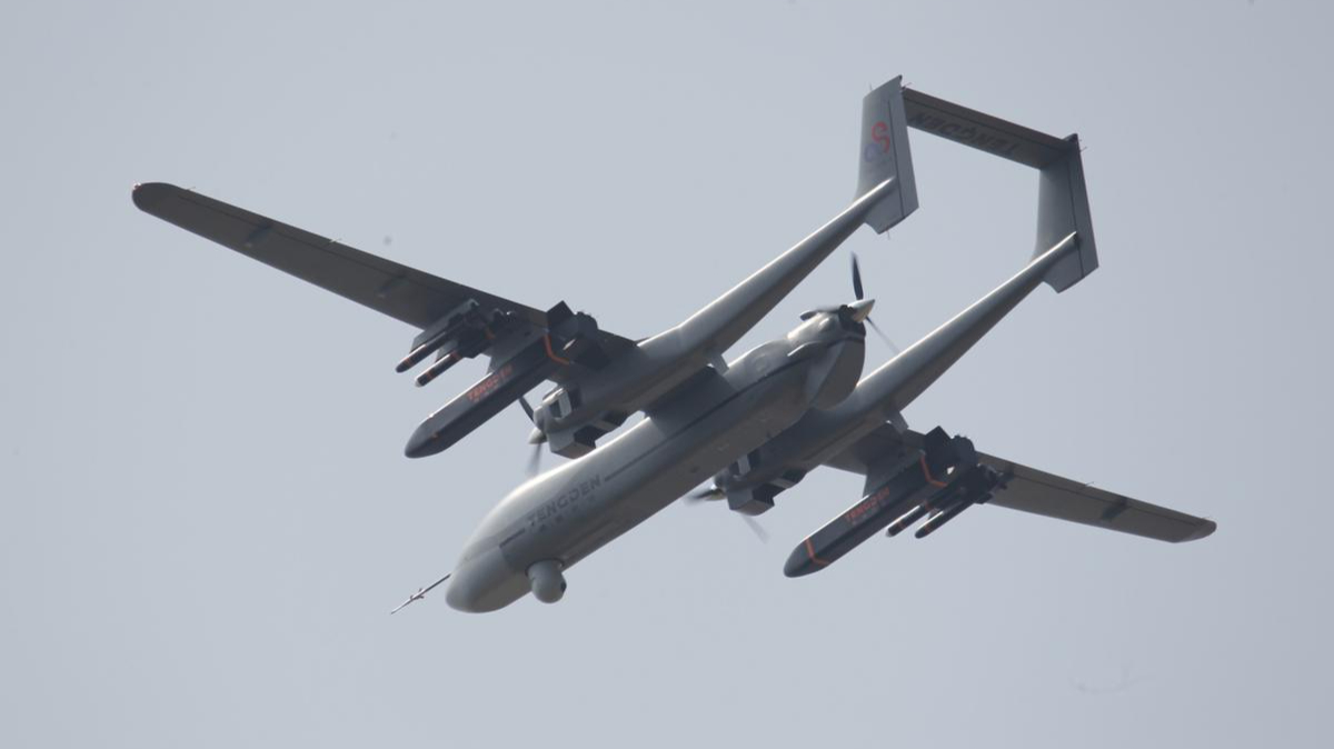 不是轰20造不起是无人机更有性价比双尾蝎无人机未来大有可期