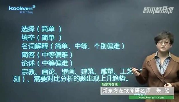 考研中国美术史典型真题新东方在线朱健