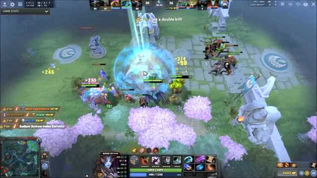 Dota2:OMG攻速拉满,额外伤害报表!荒芜+盛宴+集中火力