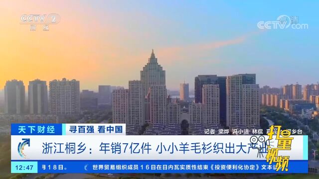 浙江桐乡:年销7亿件,小小羊毛衫织出大产业