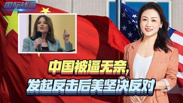 中国被逼无奈,发起反击后美坚决反对,美这位女总统候选人真敢说