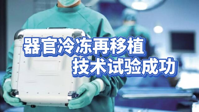 器官冷冻再移植技术试验成功