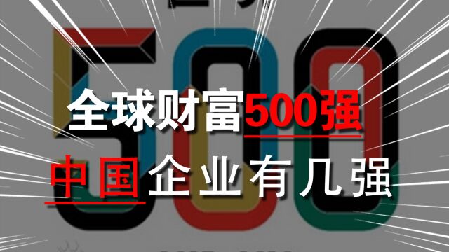 全球最赚钱500家企业榜单出炉,华为跌出前100?中国最大黑马竟是这两家企业