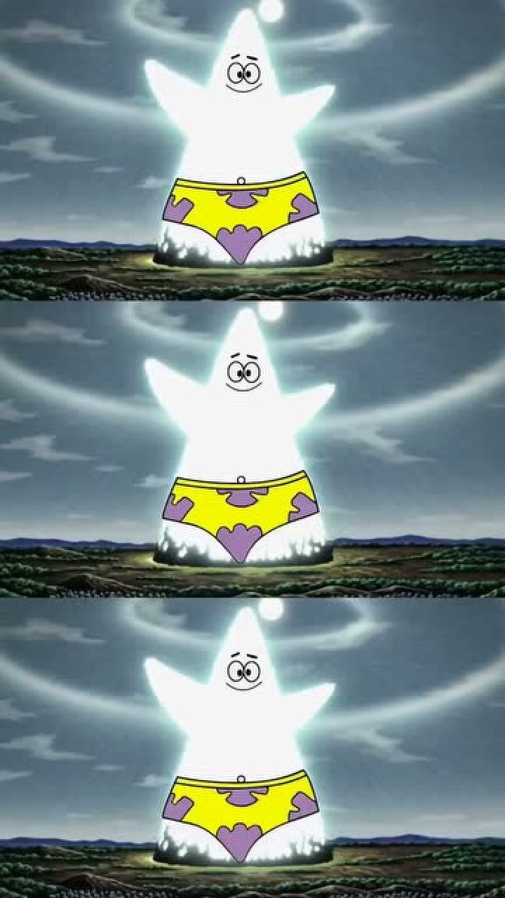 迪达拉一声"喝",派大星举手欢迎!