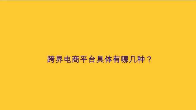 跨界电商平台具体有哪几种?