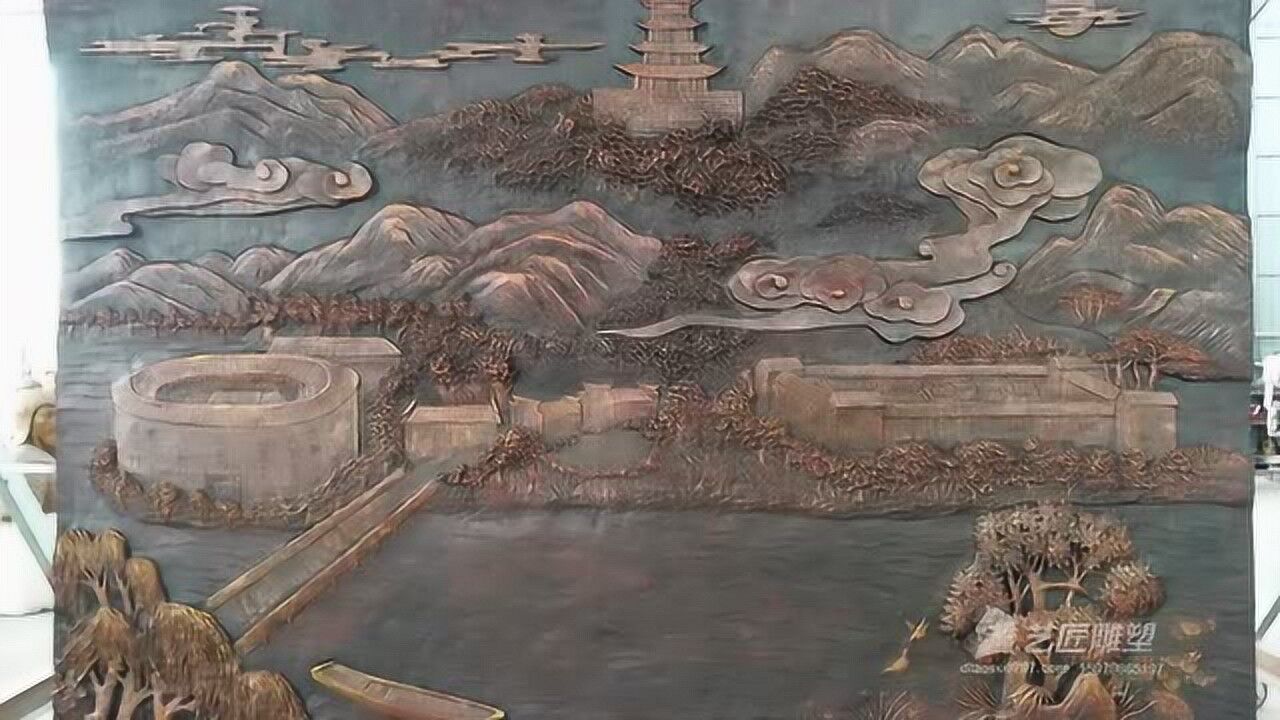 客家风情园浮雕