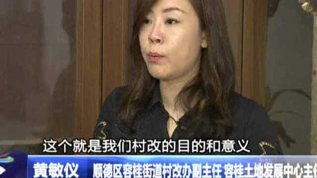 黄敏仪:平衡各方利益 雷厉风行推进村改