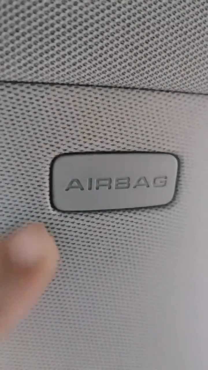 车上带有这个字母的要注意了这是安全气囊标志