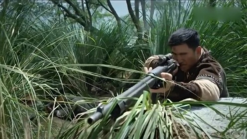 影视：鬼子狙击手以为能以一敌百，不料猎人当中竟有神枪手