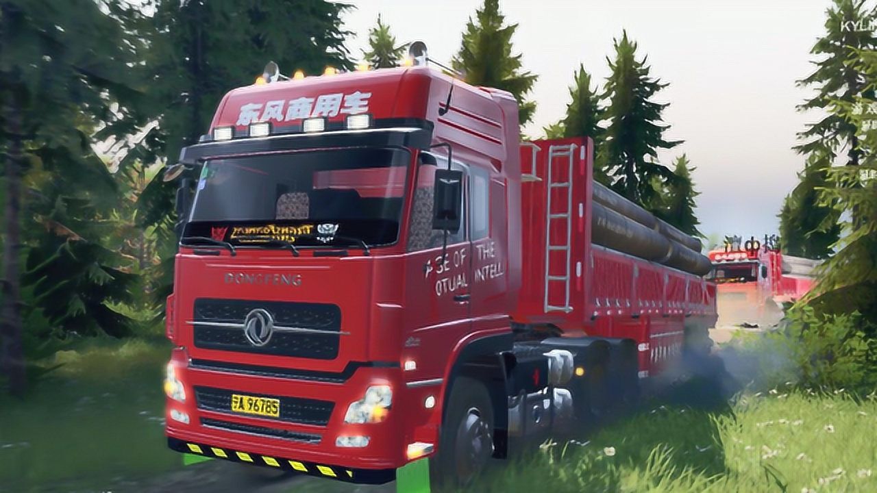 水陆两用的国产百吨王「旋转轮胎 沼泽地」