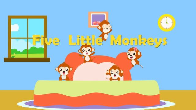 贝乐虎英文儿歌 13 Five Little Monkeys