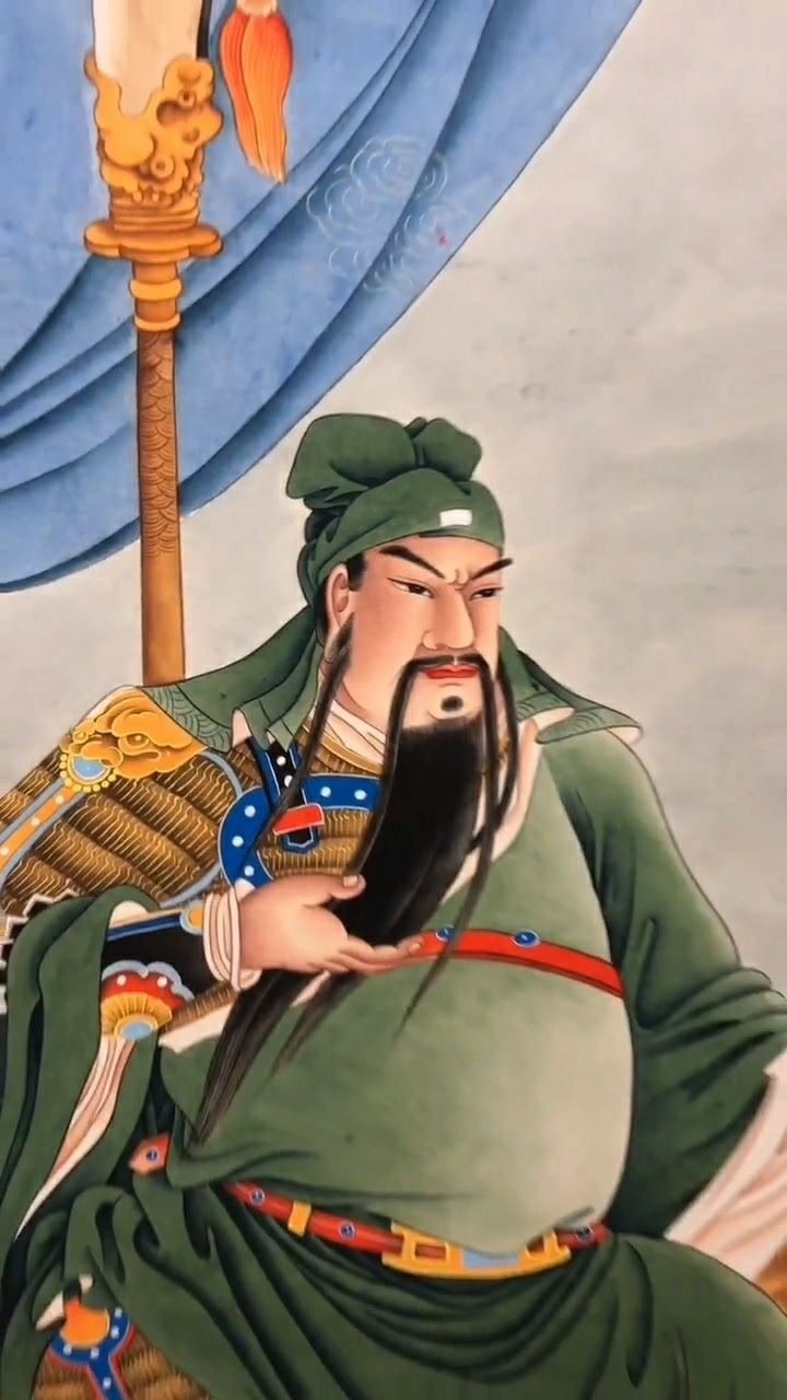 工笔画关羽图,你们喜欢吗?