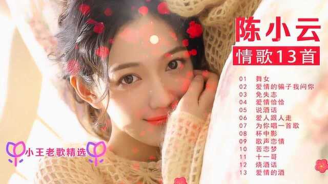 13首陈小云经典情歌,好听的曾经舞曲,不错!