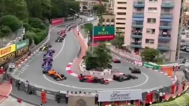 摩纳哥赛道最慢的弯角—大酒店弯,F1也怂了