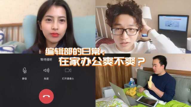 编辑部日常:在家办公是效率翻倍,还是划水自由?