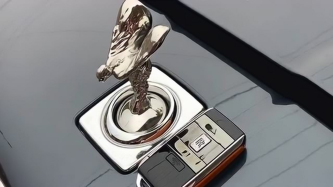 近距离观看劳斯莱斯车标的升起,小人在里面出来的那一刻,感觉就像太阳