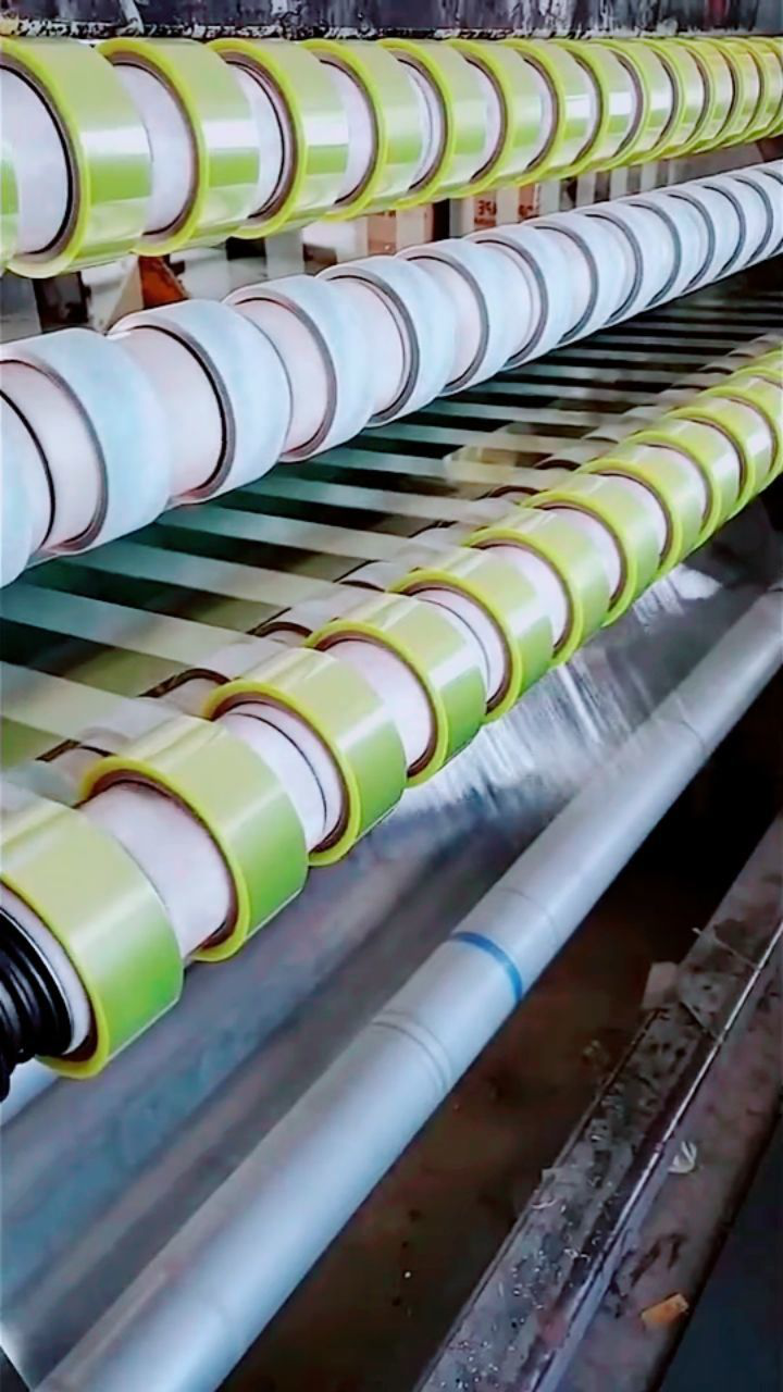 原来胶带的工厂是这样生产出来的!