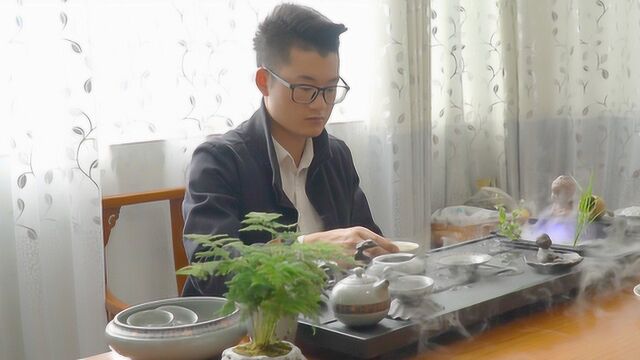 茶盘开箱!花1000多元买了乌金石套茶具,非常漂亮实用