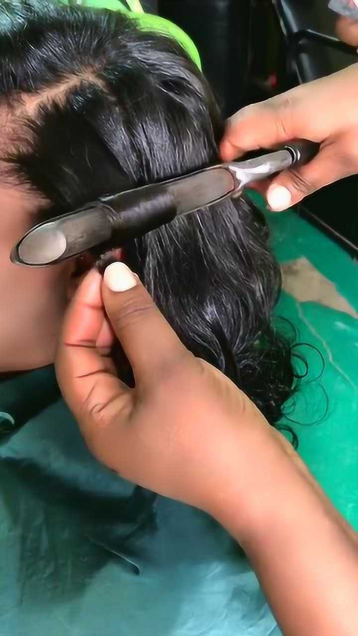 非洲理发店,火钳卷发_腾讯视频