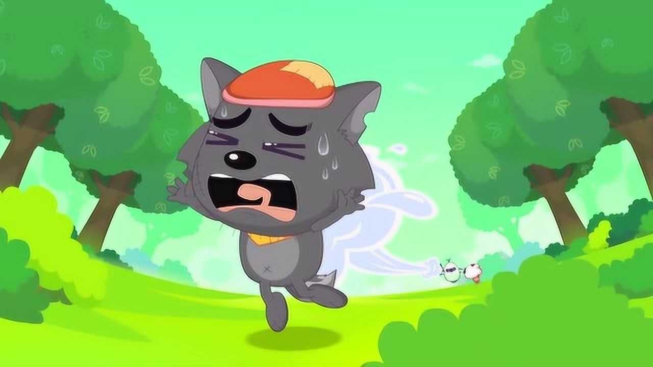 灰太狼每回骚扰冰冰羊都被机器人打回家了好惨啊