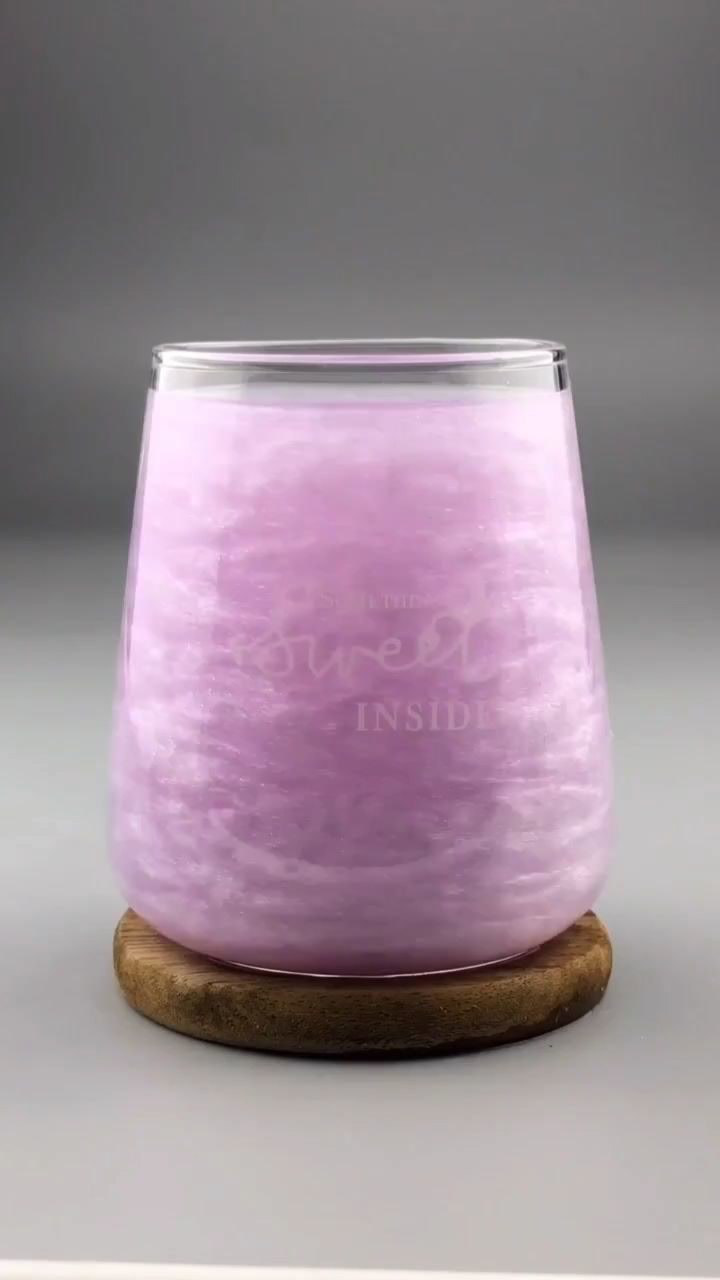 放的可食用云母粉可以喝,调出来的饮品星光闪闪