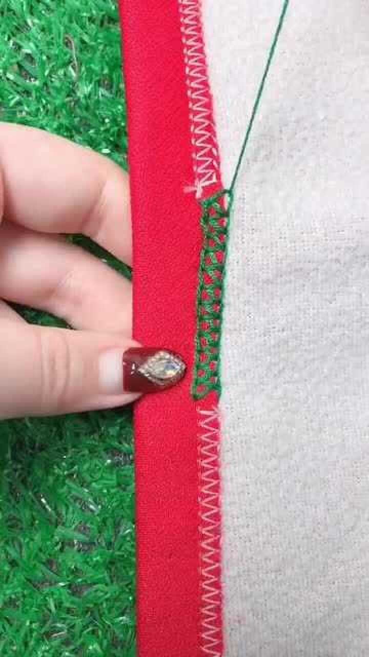 衣服下摆开线,用锁边针法_腾讯视频