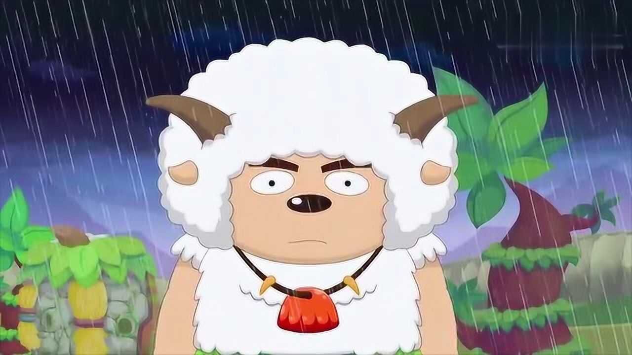 羊大力好帅气,一把接住喜羊羊,喜羊羊受宠若惊!