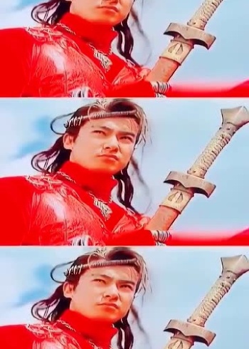 黑化的连城璧,一身红衣帅到掉渣 #于波# #连城璧