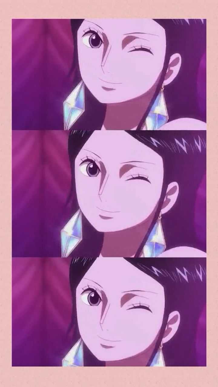 海贼王罗宾酱,紫罗兰回眸一笑百媚生