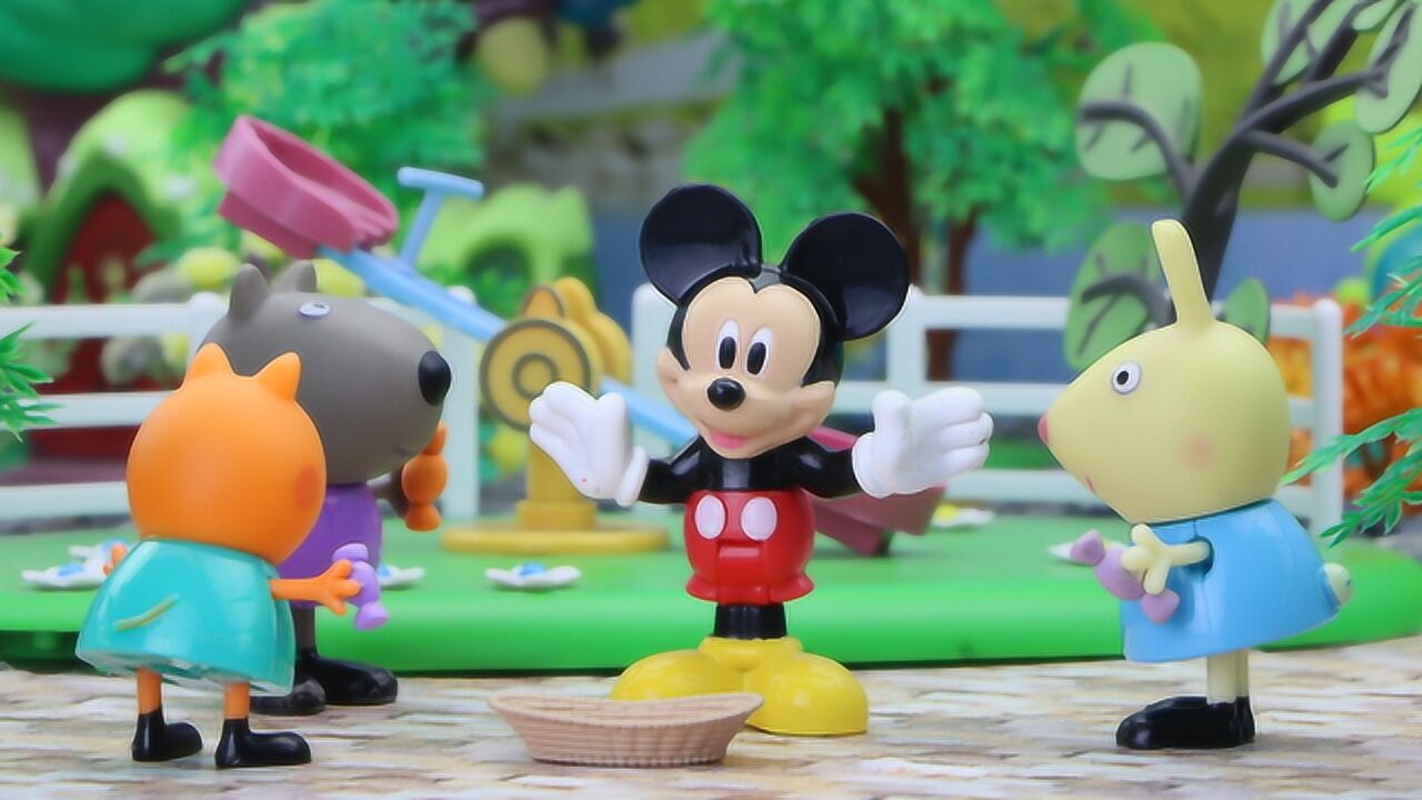 《玩具》奇趣箱小猪佩奇玩具故事 米奇妙妙屋解决小猪佩奇的数学问题