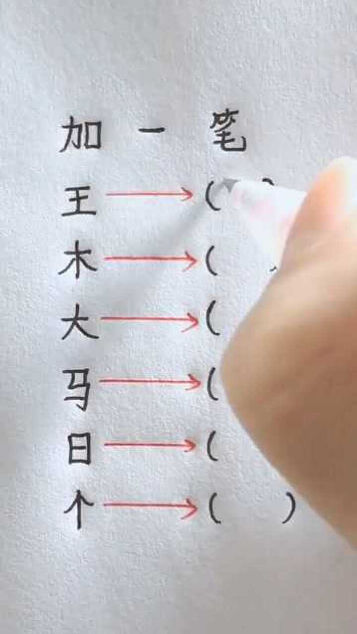 加一笔变新字,有点难度,你能写出几个