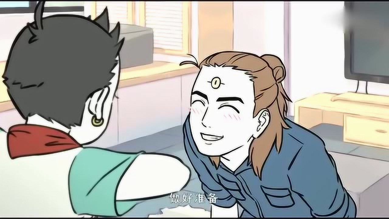 非人哉:哪吒被三眼哥一拳打到吐,哪吒还不忘给他竖大拇指!