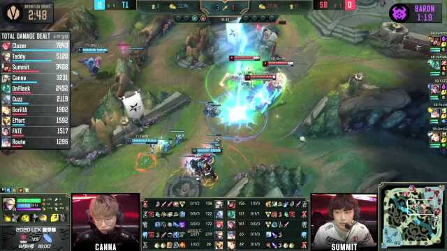 [LCK2020 夏]W7D4T1 vs SB1