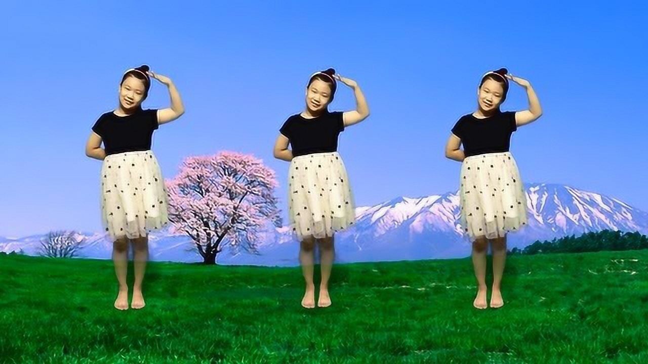 幼儿舞蹈《桥边姑娘》这姑娘跳的太有韵味了,美极了