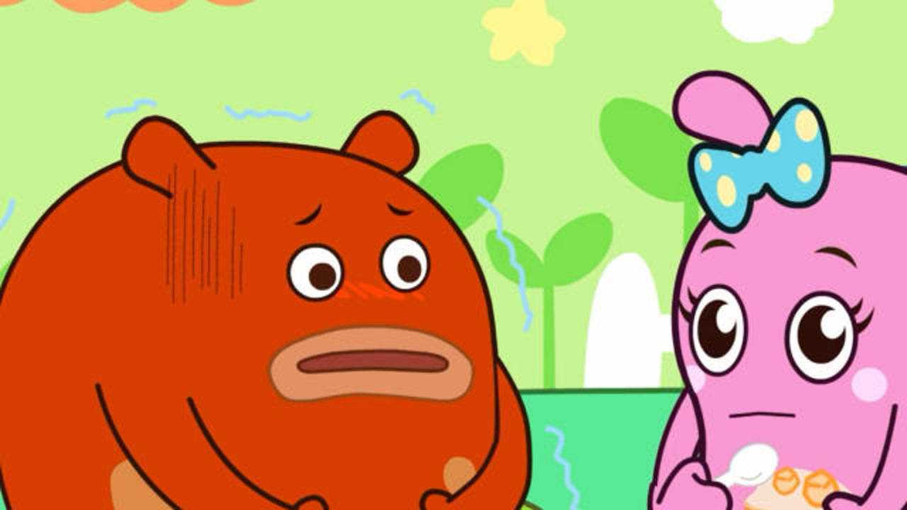 咕力咕力:红咕力吃饭狼吞虎咽,肚子开始疼了