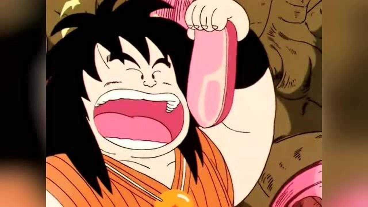 七龙珠亚奇洛贝把短笛大魔王的儿子烤着吃一个人吃得真过瘾