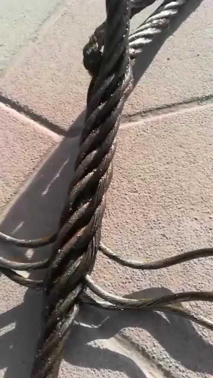 生活小技巧之"钢丝绳"插接分享!