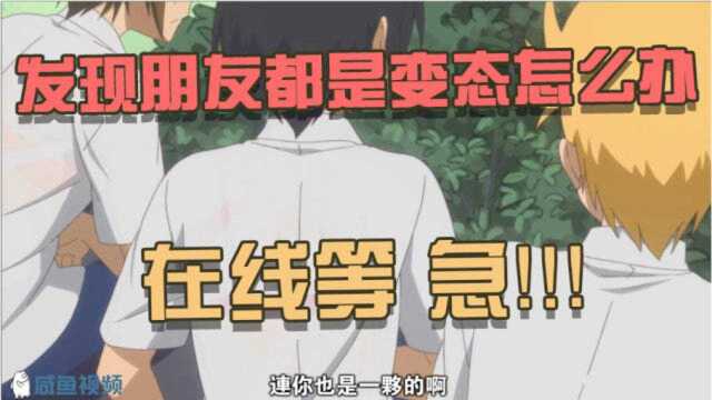 搞笑动漫名场面:朋友都是hentai怎么办?在线等挺急的!