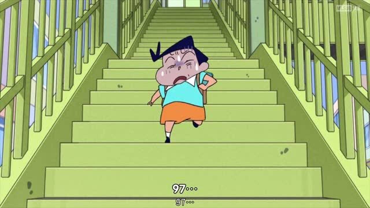 蜡笔小新风间过天桥没有整好走一百步于是他断定自己的考试砸了