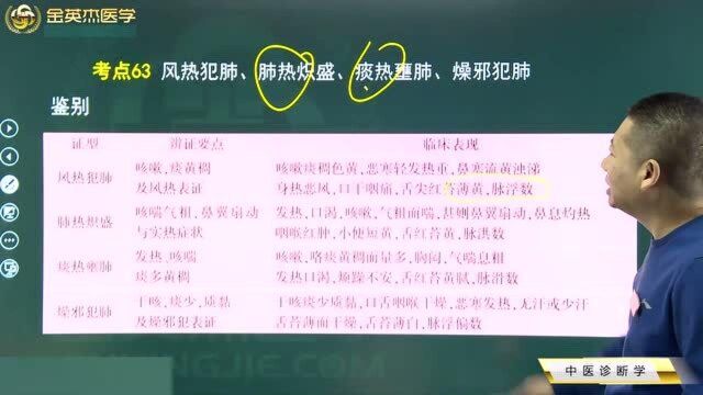 中医诊断学:风热犯肺、肺热炽盛的表现及其临床意义