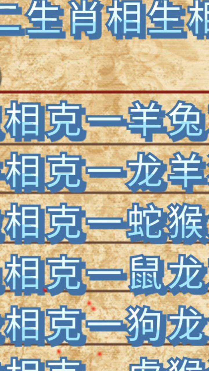 相生相克的十二生肖你看懂了吗