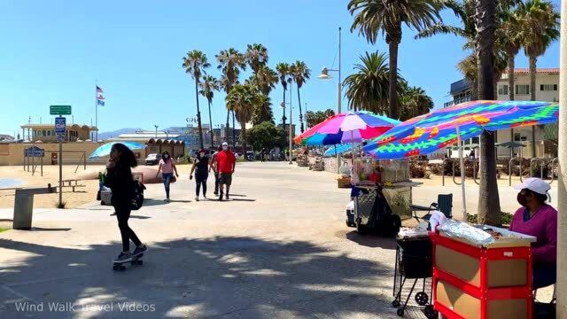 走遍城市 美国加州洛杉矶圣莫尼卡码头步行游