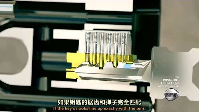 小挂锁能有多精密?3D拆解告诉你钥匙开锁的秘密!