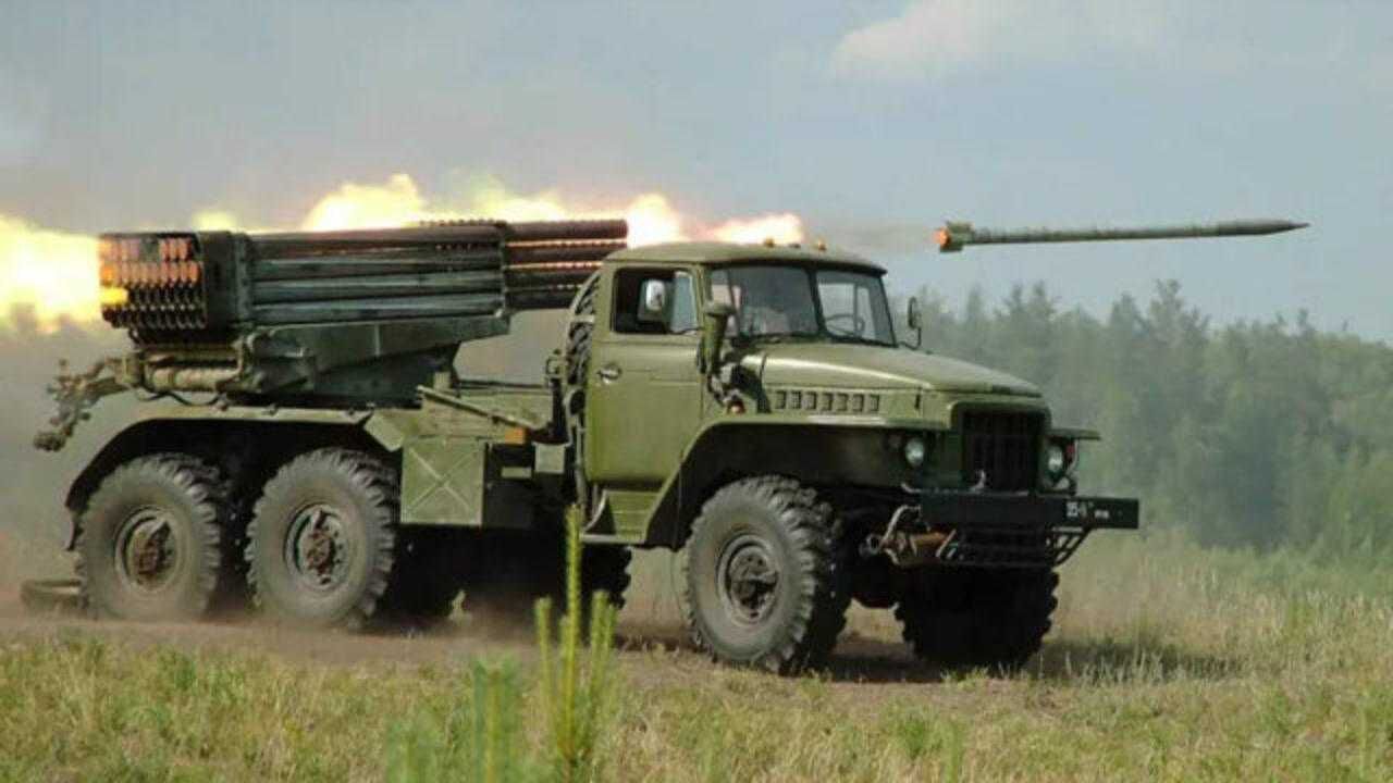 bm27飓风火箭炮威力惊人同时可以非常有效地排雷