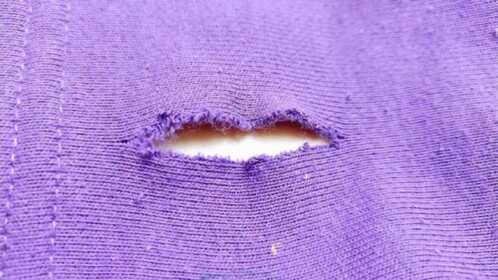 神奇修复衣服长口破洞,轻轻一拉毫无痕迹,还可手缝一条黄金麦穗