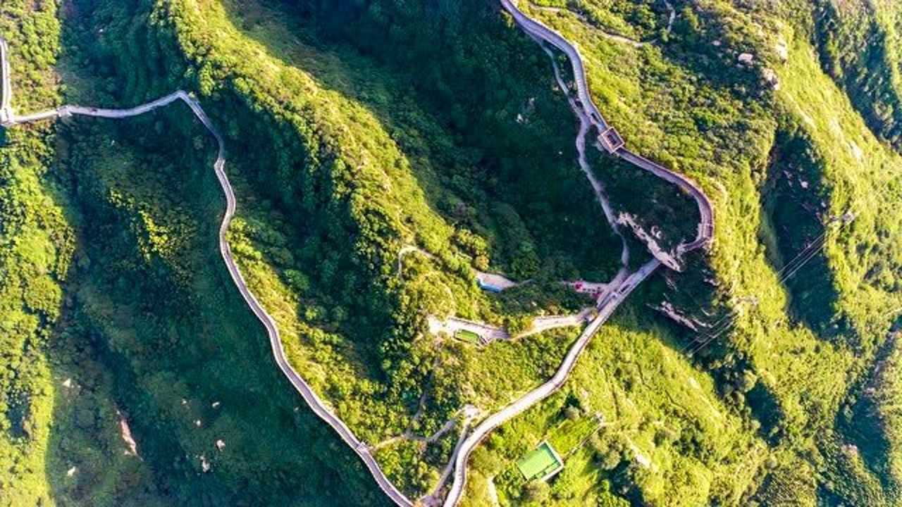 航拍俯瞰北京八达岭长城4K全貌_高清1080P在线观看平台_腾讯视频
